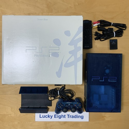Ps2 ocean blue scph 37000 - blue,